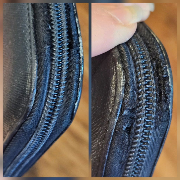 Prada Vintage Saffiano Leather Continental Zip Around Wallet w/Replaced Zip Pull - Picture 14 of 16